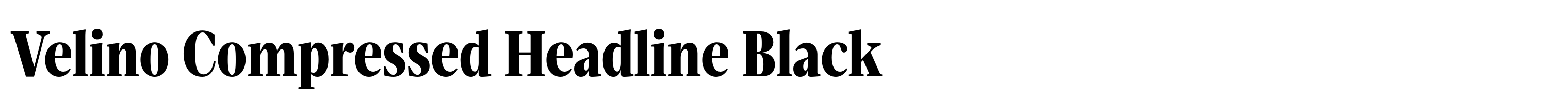 Velino Compressed Headline Black